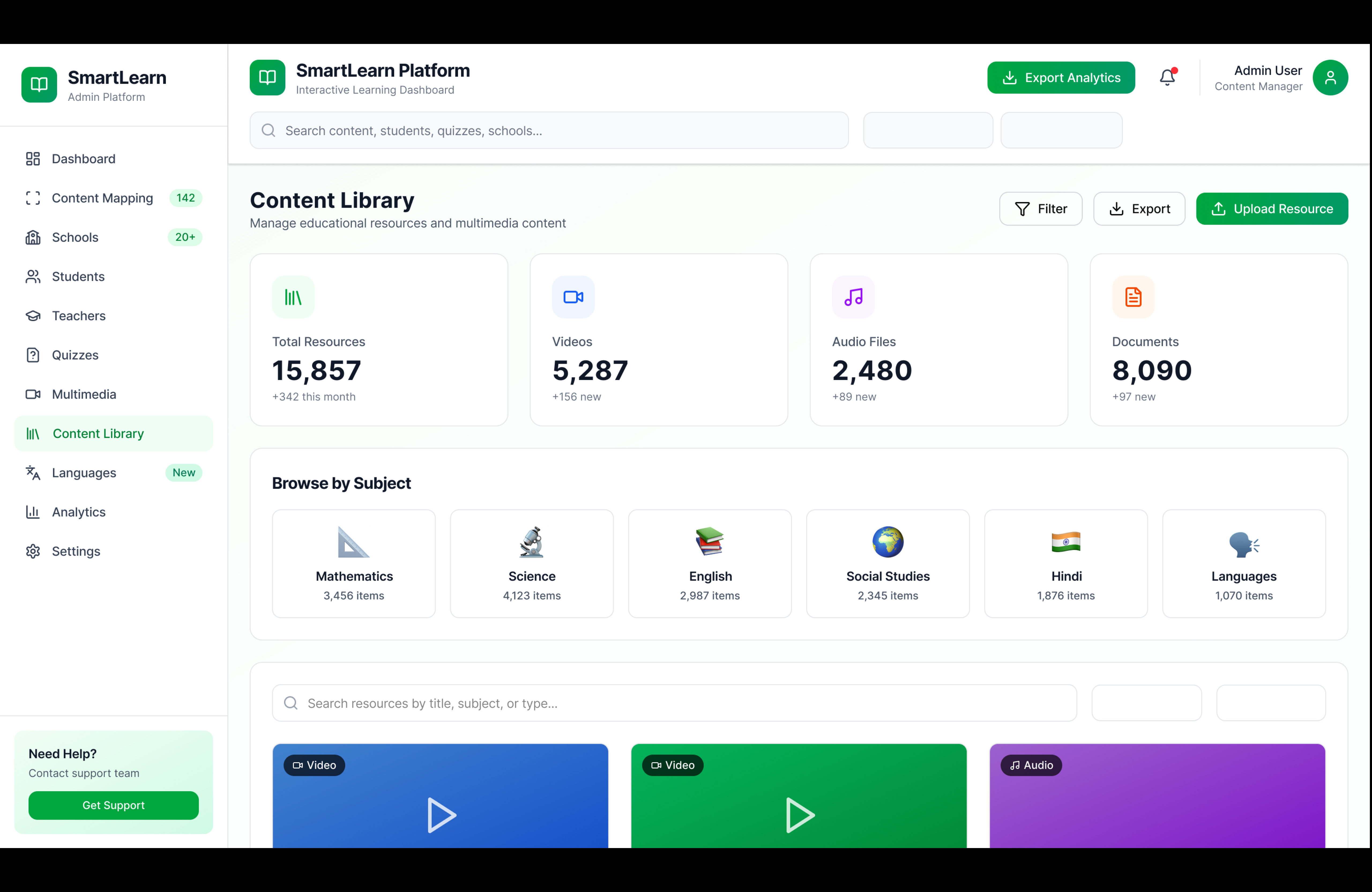 Custom interactive e-learning experiences