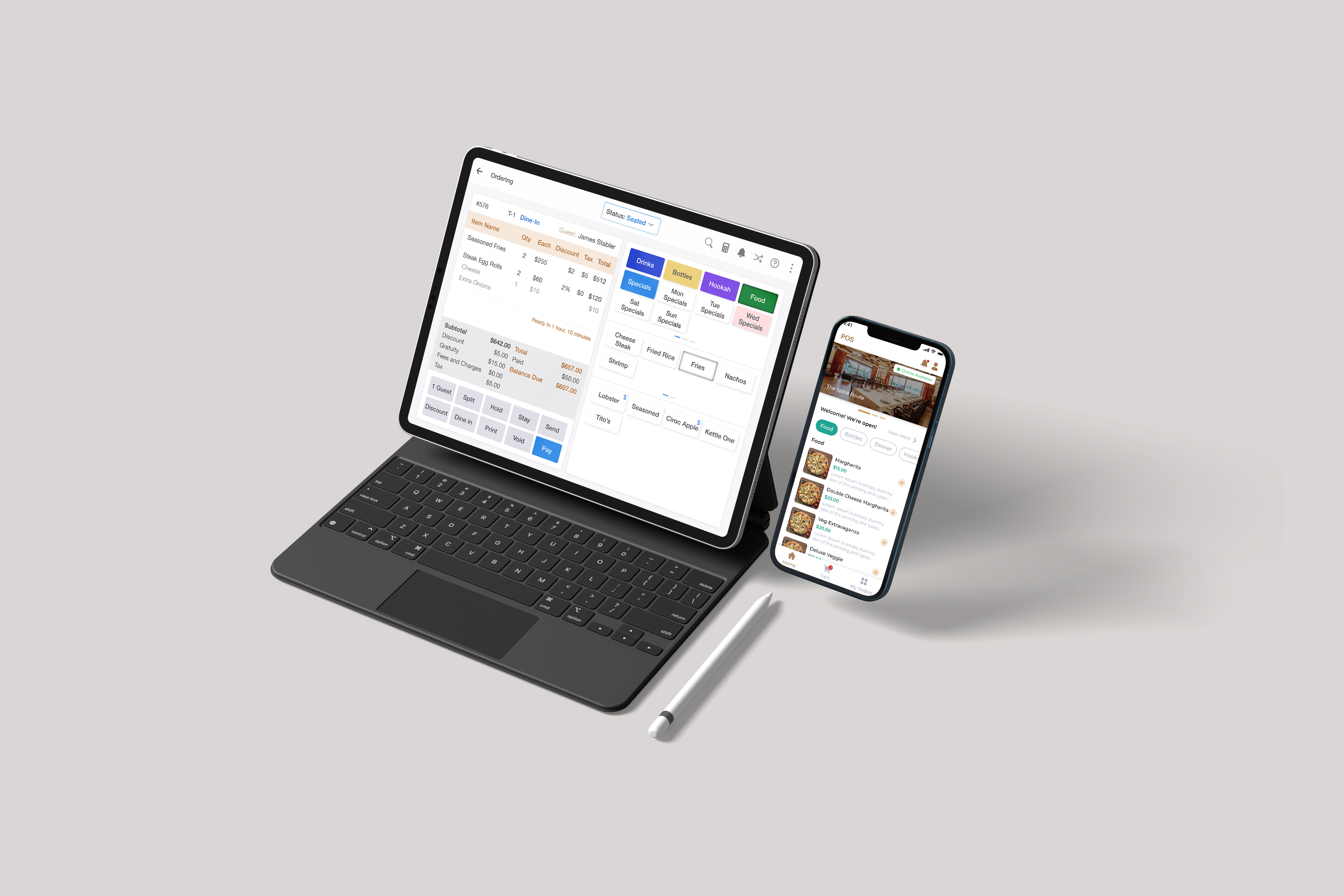 POS Admin Dashboard - Restaurant Management