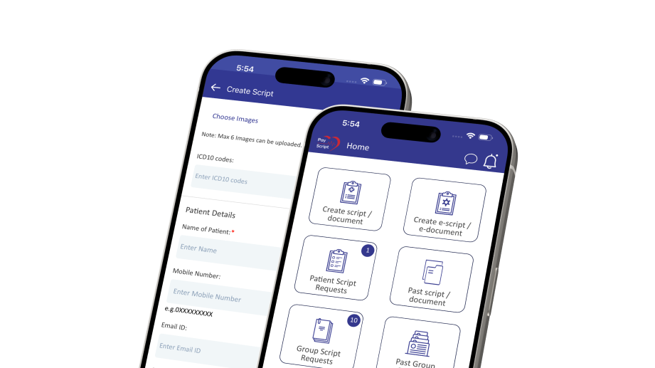 Pay Script Pathology Mobile App