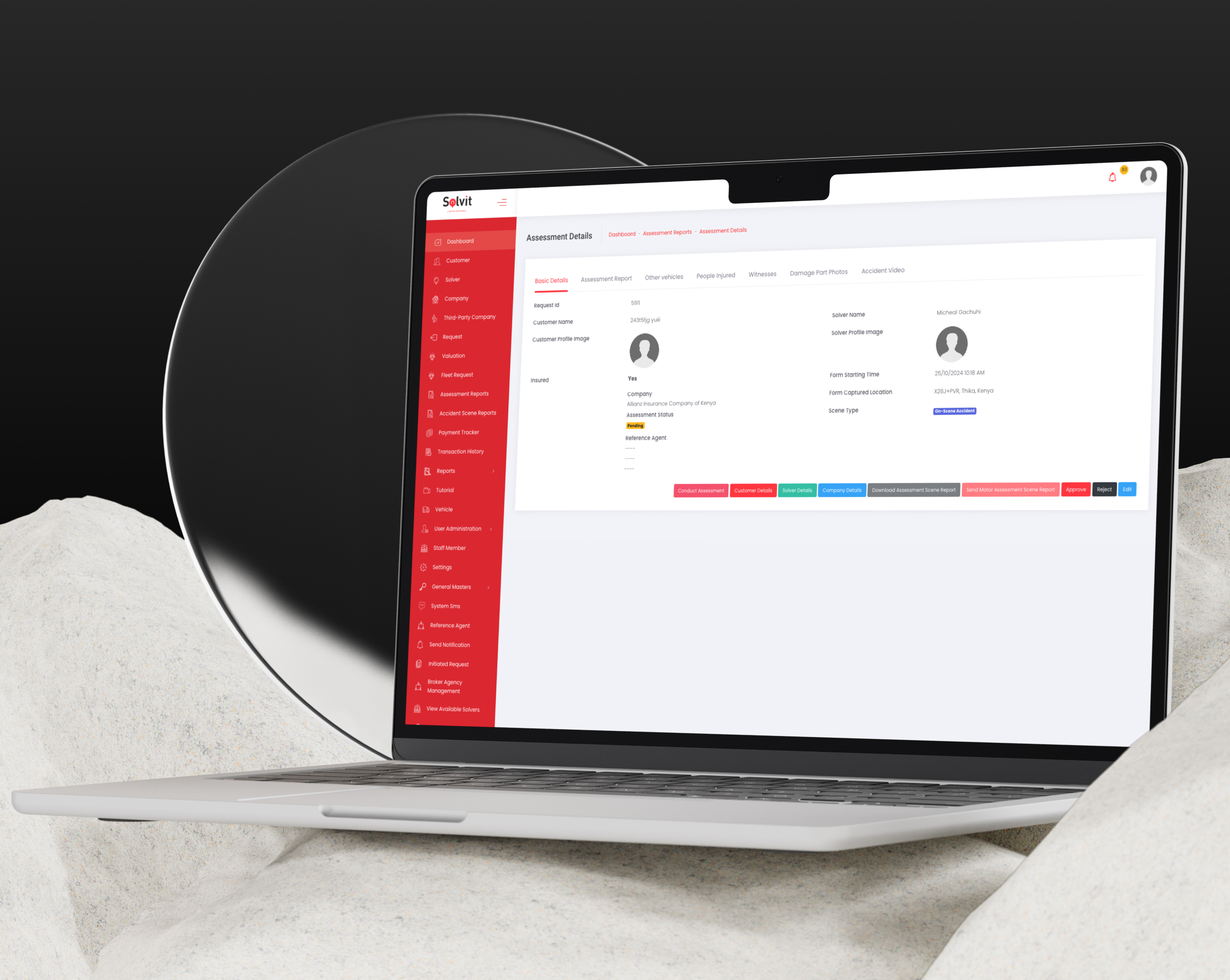 Solvit - On-Demand Asset Assessment